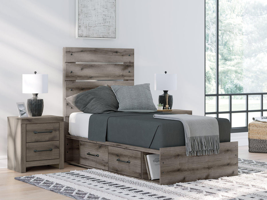 Graystorm Bed with Storage - Furniture Bros & Mattress (Bolingbrook, IL)