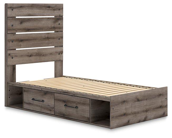 Graystorm Bed with Storage - Furniture Bros & Mattress (Bolingbrook, IL)