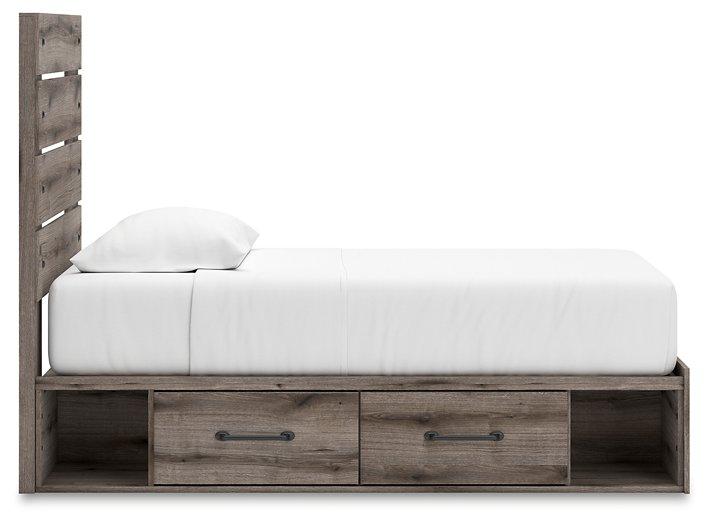Graystorm Bed with Storage - Furniture Bros & Mattress (Bolingbrook, IL)