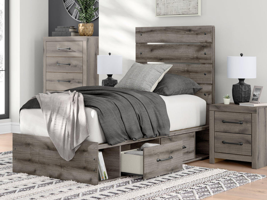Graystorm Bed with Storage - Furniture Bros & Mattress (Bolingbrook, IL)