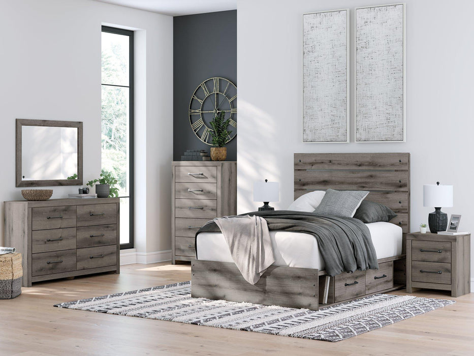 Graystorm Bed with Storage - Furniture Bros & Mattress (Bolingbrook, IL)