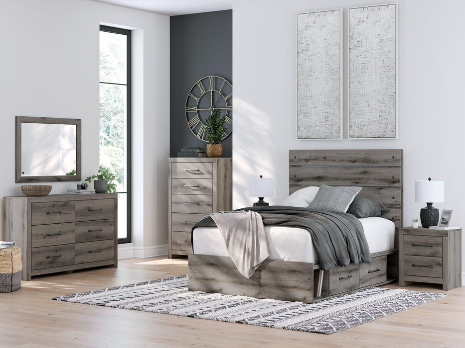 Graystorm Bed with Storage - Furniture Bros & Mattress (Bolingbrook, IL)