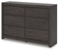 Fraluna Dresser and Mirror - Furniture Bros & Mattress (Bolingbrook, IL)