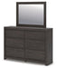 Fraluna Dresser and Mirror - Furniture Bros & Mattress (Bolingbrook, IL)