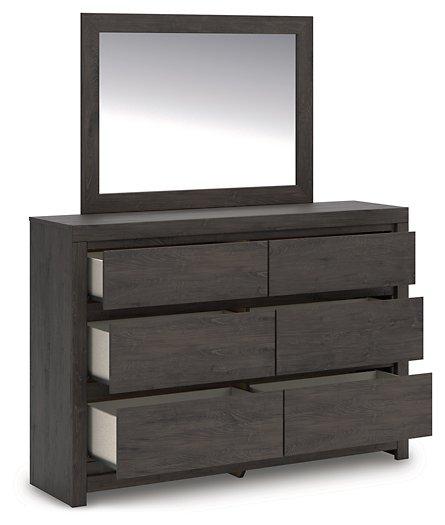 Fraluna Dresser and Mirror - Furniture Bros & Mattress (Bolingbrook, IL)