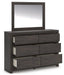 Fraluna Dresser and Mirror - Furniture Bros & Mattress (Bolingbrook, IL)