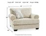 Monaghan Oversized Chair and Ottoman - Furniture Bros & Mattress (Bolingbrook, IL)