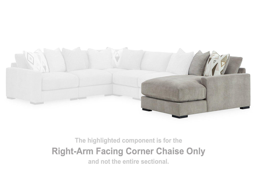 Aslan Court Sectional with Chaise - Furniture Bros & Mattress (Bolingbrook, IL)