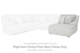 Top Tier Sectional Sofa Chaise - Furniture Bros & Mattress (Bolingbrook, IL)