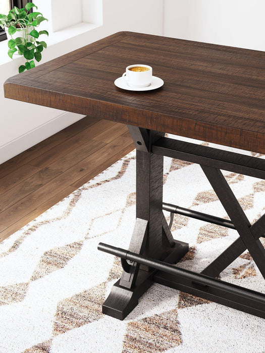 Valebeck Counter Height Dining Table - Furniture Bros & Mattress (Bolingbrook, IL)