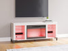 Brollevi 60" TV Stand with Electric Fireplace - Furniture Bros & Mattress (Bolingbrook, IL)