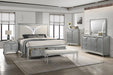 B024 King Bed Frame Dresser-Mirror-Chest-Nightstand - Furniture Bros & Mattress (Bolingbrook, IL)