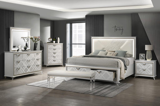 B026 Bed Frame-Dresser-Mirror - Furniture Bros & Mattress (Bolingbrook, IL)