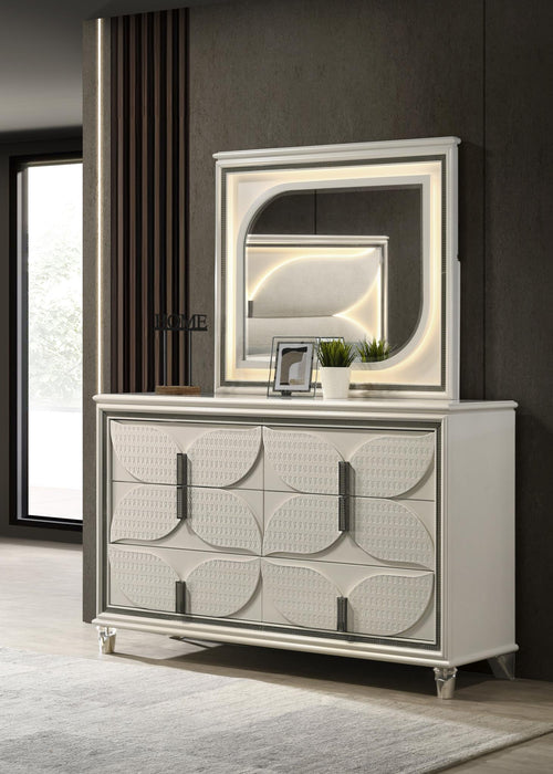 Queen Bed Frame - Dresser - Mirror - Chest - Nightstand