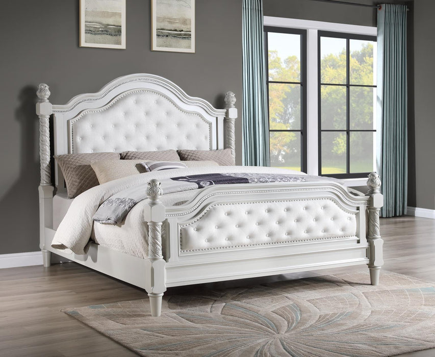 Silver King Bed