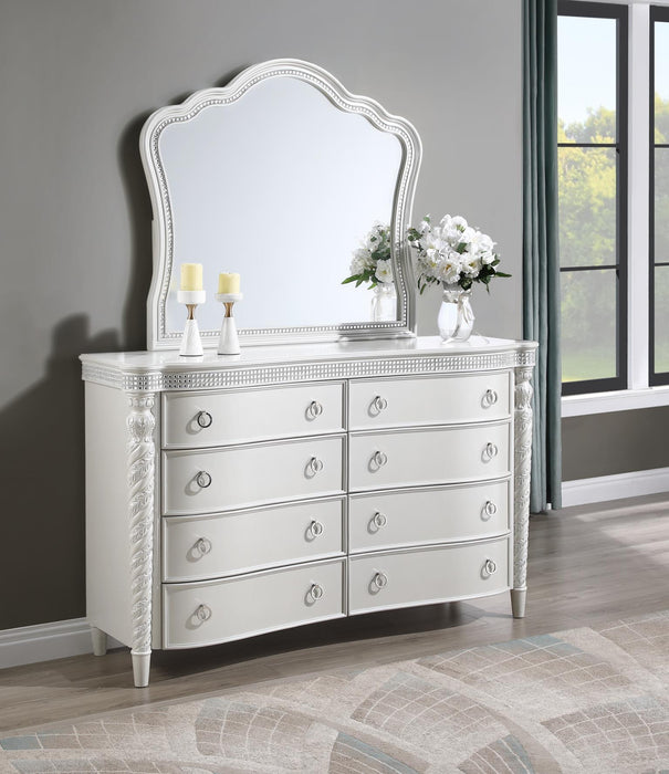 Queen Bed Frame - Dresser - Mirror - Chest - Nightstand