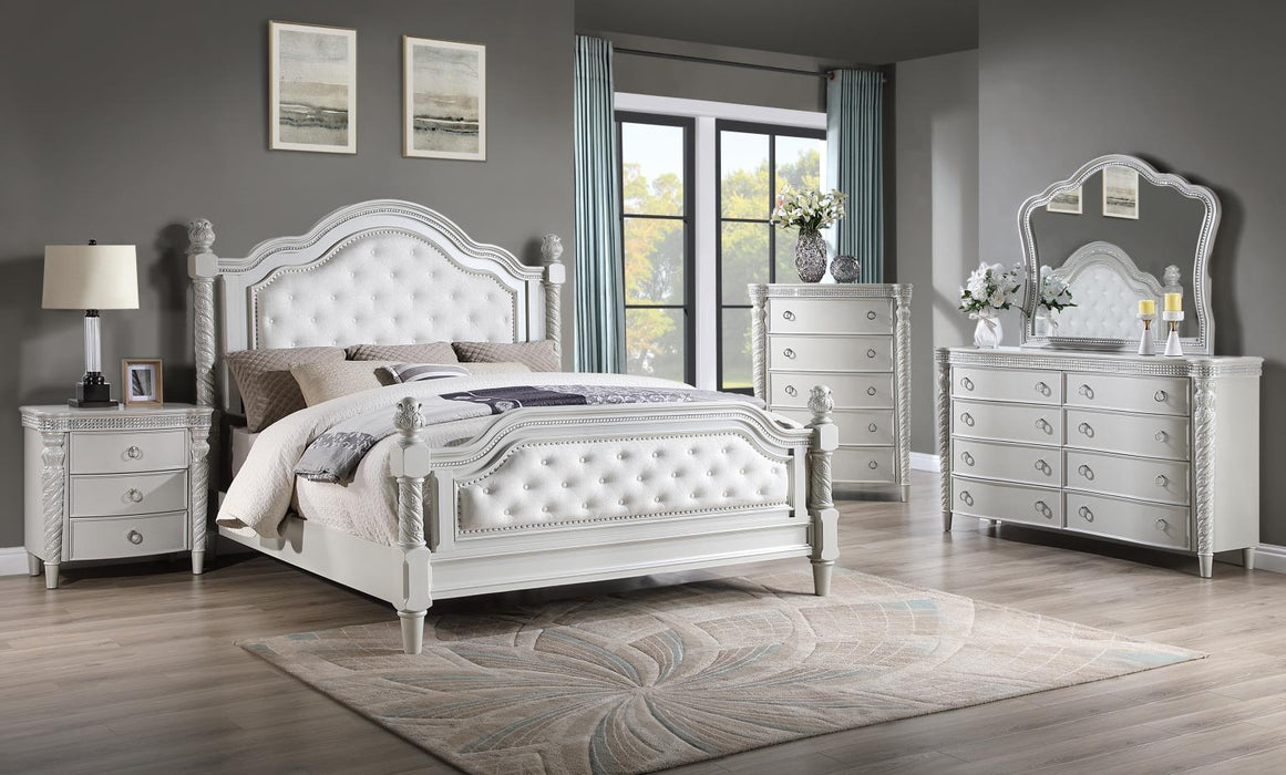 Queen Bed Frame - Dresser - Mirror - Chest - Nightstand