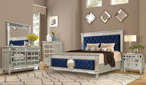 B035 Bed Frame-Dresser-Mirror - Furniture Bros & Mattress (Bolingbrook, IL)