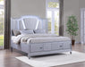 B048 Silver Led Bed - Furniture Bros & Mattress (Bolingbrook, IL)