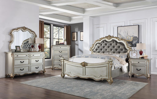B060 Bed-Dresser-Mirror - Furniture Bros & Mattress (Bolingbrook, IL)