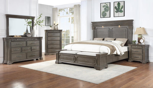 B067 Bed Frame-Dresser-Mirror-Chest-Nightstand - Furniture Bros & Mattress (Bolingbrook, IL)