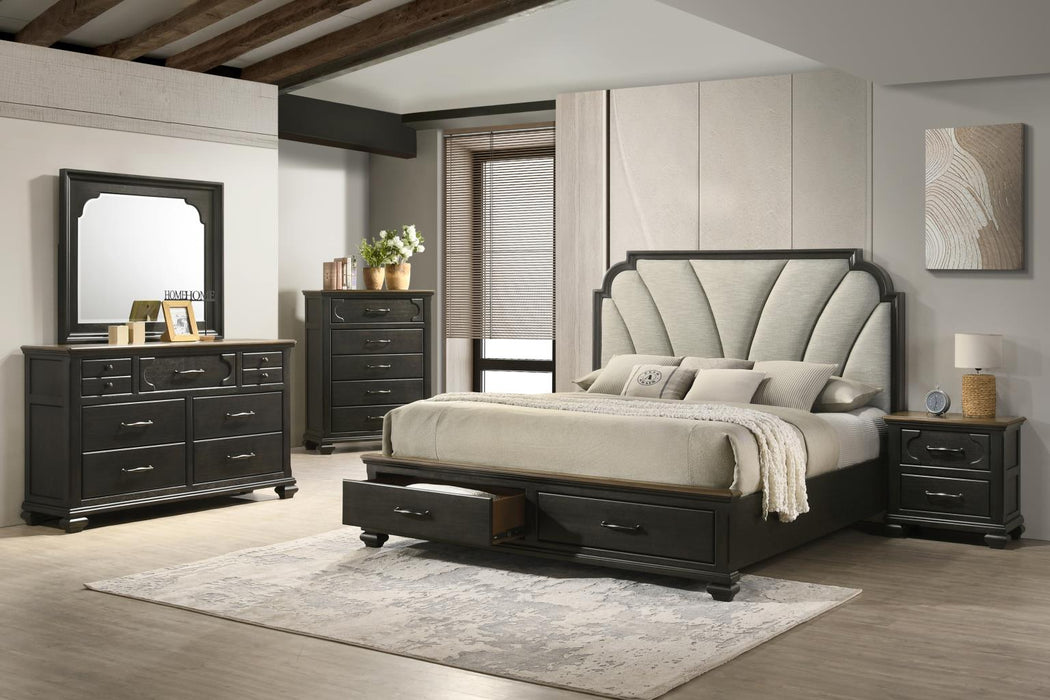 King Bed Frame - Dresser - Mirror - Chest - Nightstand
