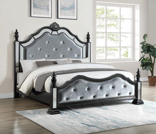 B091 Black Bed - Furniture Bros & Mattress (Bolingbrook, IL)
