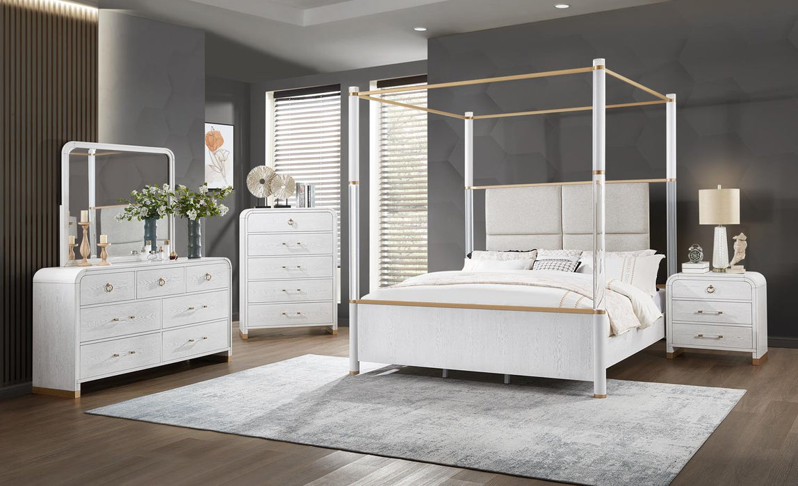 Queen Bed-Dresser-Mirror