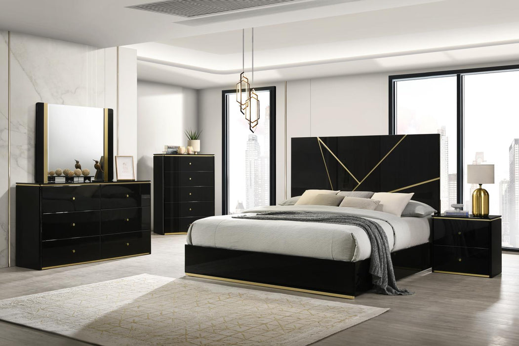 Queen Bed - Dresser - Mirror