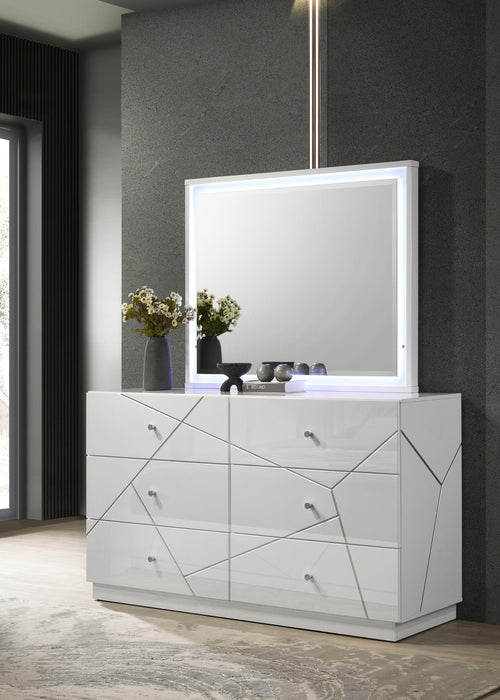 King Bed - Dresser - Mirror