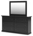Maribel Dresser and Mirror - Furniture Bros & Mattress (Bolingbrook, IL)
