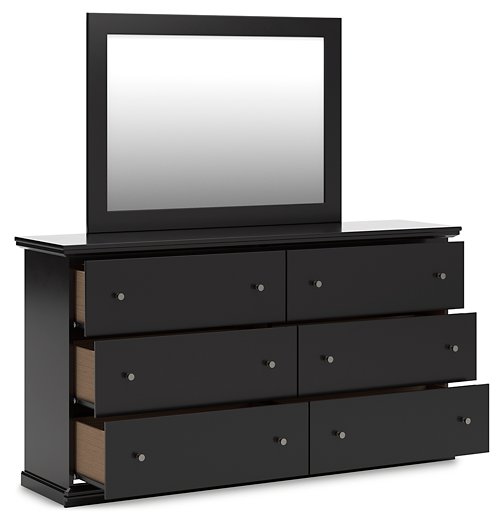 Maribel Dresser and Mirror - Furniture Bros & Mattress (Bolingbrook, IL)