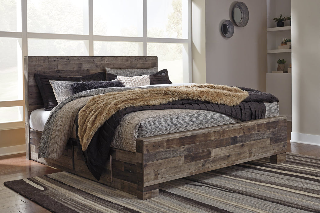 Derekson Bed with 2 Side Storage - Furniture Bros & Mattress (Bolingbrook, IL)