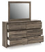 Elbrim Dresser and Mirror - Furniture Bros & Mattress (Bolingbrook, IL)