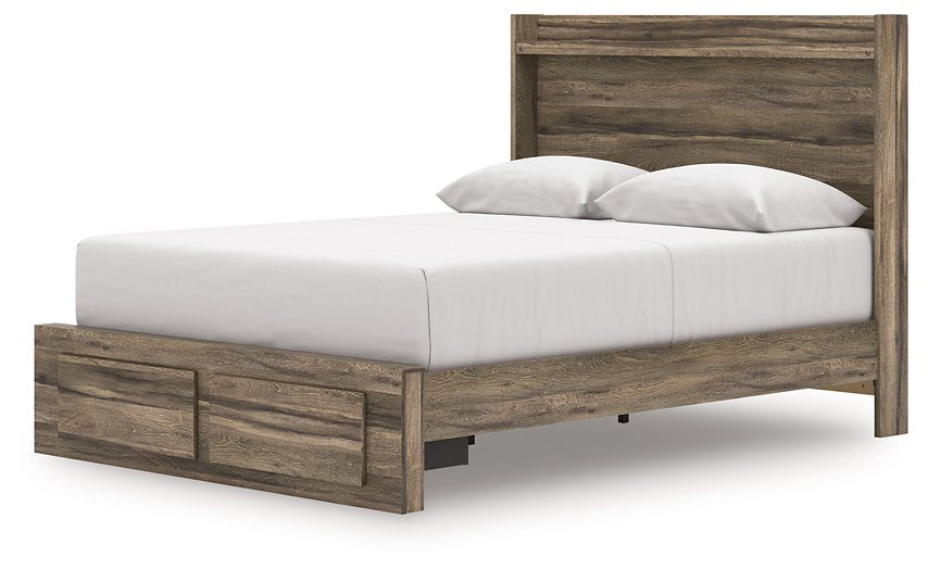 Elbrim Panel Storage Bed - Furniture Bros & Mattress (Bolingbrook, IL)