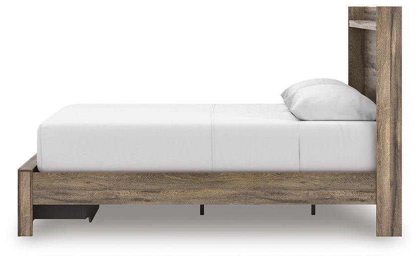 Elbrim Panel Storage Bed - Furniture Bros & Mattress (Bolingbrook, IL)