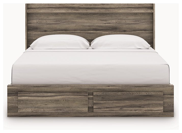 Elbrim Panel Storage Bed - Furniture Bros & Mattress (Bolingbrook, IL)