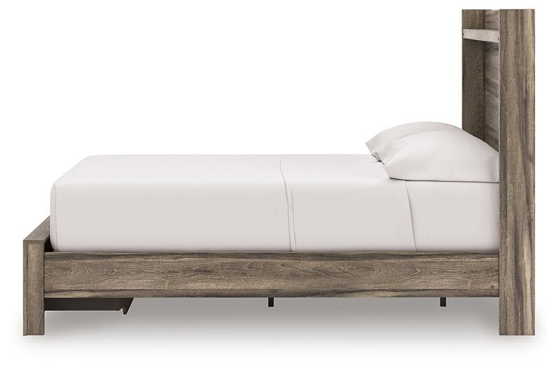 Elbrim Panel Storage Bed - Furniture Bros & Mattress (Bolingbrook, IL)