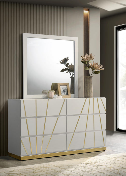 Queen Bed Frame - Dresser - Mirror - Chest - Nightstand
