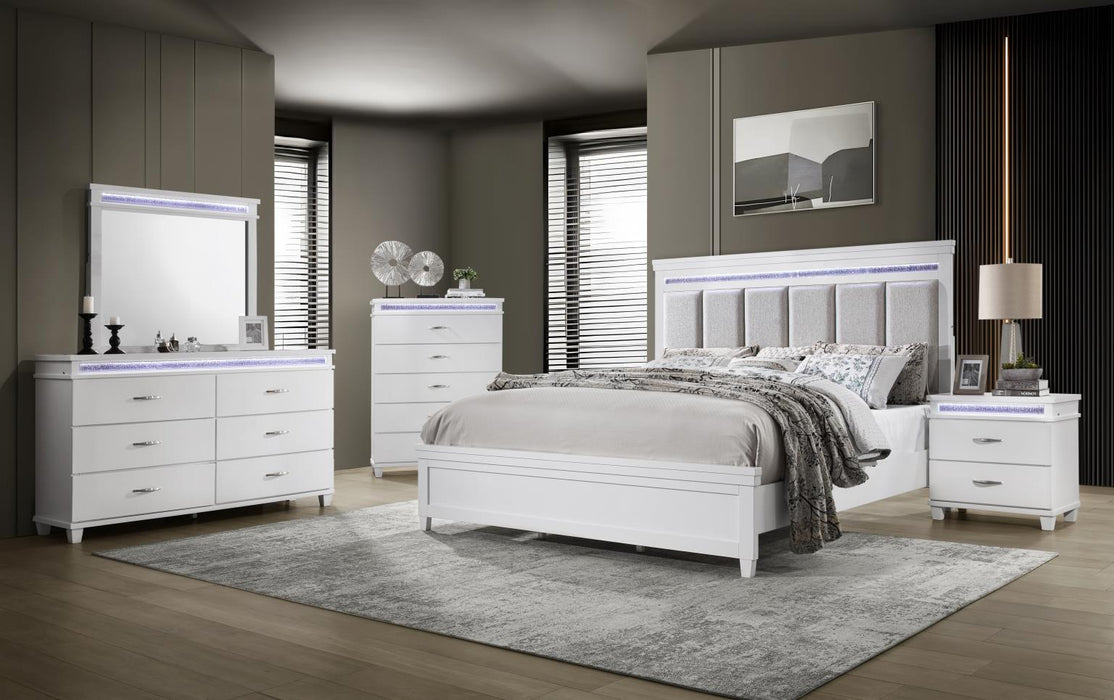 Queen Bed-Dresser-Mirror
