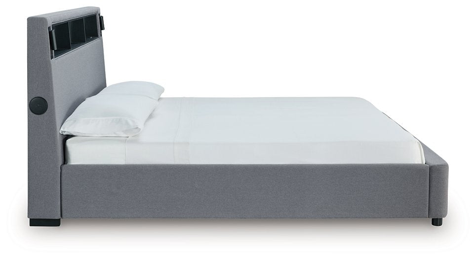Verishaw Upholstered Bed - Furniture Bros & Mattress (Bolingbrook, IL)