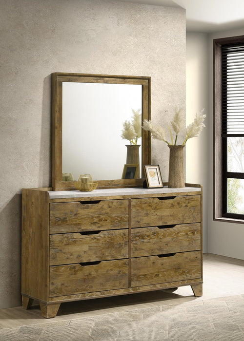 King Bed - Dresser - Mirror