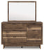 Chirason Dresser and Mirror - Furniture Bros & Mattress (Bolingbrook, IL)