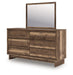 Chirason Dresser and Mirror - Furniture Bros & Mattress (Bolingbrook, IL)