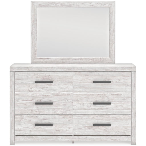 Cayboni Dresser and Mirror - Furniture Bros & Mattress (Bolingbrook, IL)