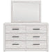 Cayboni Dresser and Mirror - Furniture Bros & Mattress (Bolingbrook, IL)
