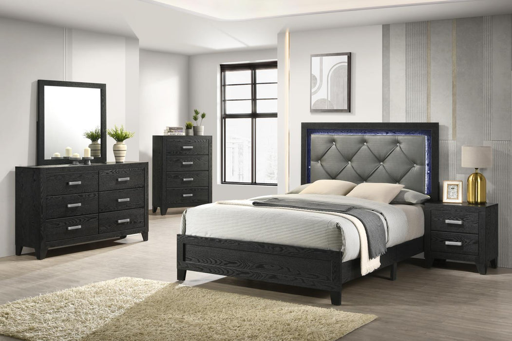 King Bed Frame - Dresser - Mirror - Chest - Nightstand
