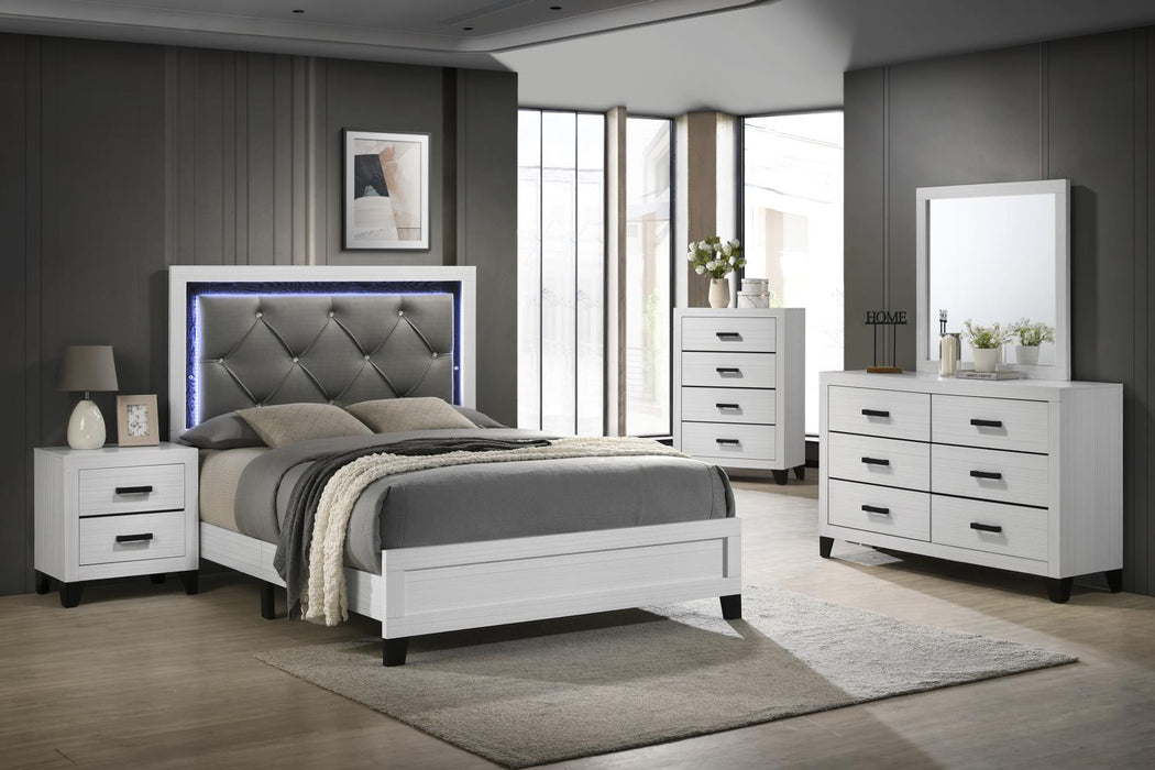 Full Bed Frame - Dresser - Mirror - Chest - Nightstand