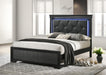 B395 Black Led Bed Frame - Furniture Bros & Mattress (Bolingbrook, IL)
