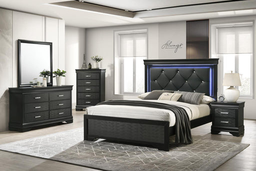 B395 Bed-Dresser-Mirror - Furniture Bros & Mattress (Bolingbrook, IL)